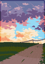 Study of clouds above my beloved place — 2025, 148x210px